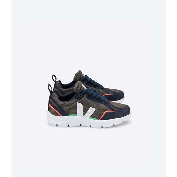 Buty do Biegania Veja CANARY B-MESH Dziecięce Oliwkowe | VEJA637-PL