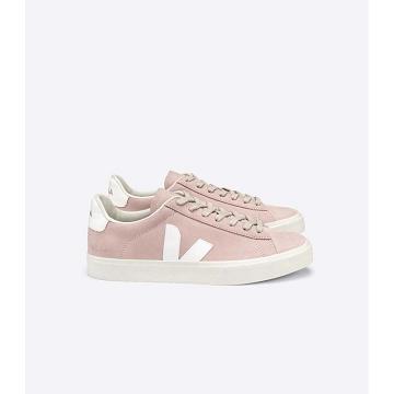 Low Tops Sneakers Veja CAMPO NUBUCK Damskie Różowe | VEJA526-PL