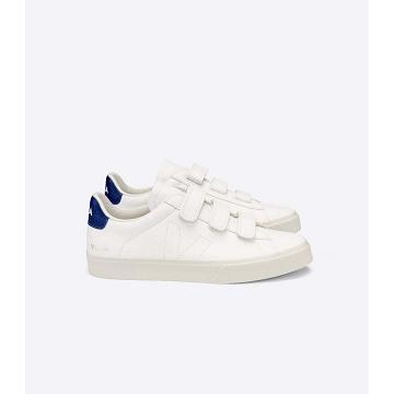 Sneakersy Veja RECIFE CHROMEFREE Męskie White/Blue | VEJA213-PL